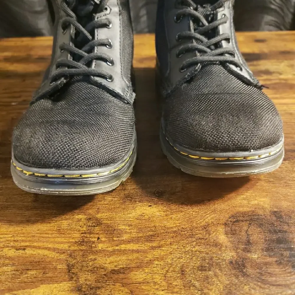 Dr. Martens Docs Doc Martens Combs J Combat Rebel Boot Black Girls Size 2 Kids